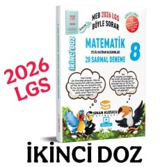 Sinan Kuzucu 2026 LGS 8. Sınıf | İKİNCİ Doz Sarmal Branş Denemeleri MATEMATİK