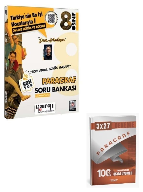 Ders Arkadaşım 2027 8. Sınıf LGS Paragraf Son Tur Soru Bankası+ Anla Kazan Paragraf