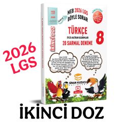 Sinan Kuzucu 2026 LGS 8. Sınıf | İKİNCİ Doz Sarmal Branş Denemeleri TÜRKÇE