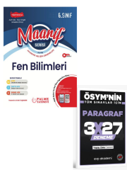 Palme 2027 6. Sınıf Fen Bilimleri Maarif Serisi Haftalık Deneme+ EVP Akademi Paragraf