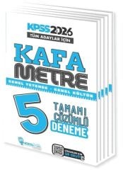 Hoca Kafası 2026 KPSS Genel Yetenek Genel Kültür Kafametre 5 Deneme Çözümlü Hoca Kafası Yayınları