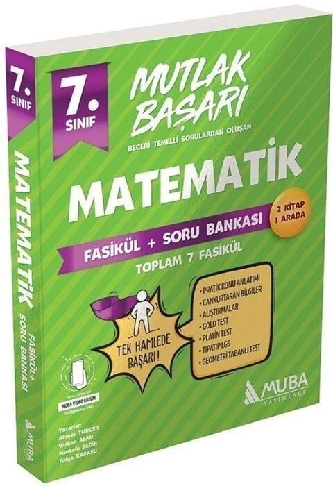 Muba Yayınları 7. Sınıf Matematik Mutlak Başarı Fasikül ve Soru Bankası