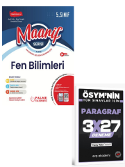 Palme 2027 5. Sınıf Fen Bilimleri Maarif Serisi Haftalık Deneme+ EVP Akademi Paragraf