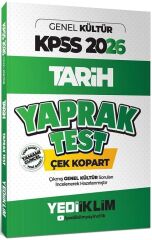 Yediiklim 2026 KPSS Tarih Yaprak Test