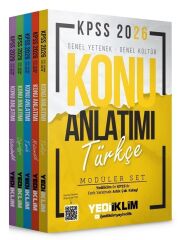 Yediiklim 2026 KPSS Genel Yetenek Genel Kültür Konu Anlatımı Modüler Set