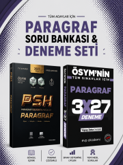 Paragrafı Sevdiren Hoca Paragraf Soru Bankası & 3x27 Paragraf Deneme EVP Akademi Seti