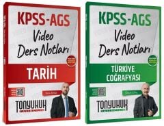 Tonyukuk 2026 KPSS MEB-AGS Tarih + Türkiye Coğrafyası Video Ders Notları 2 li Set - Yasin Korkut, Selman Kılınç Tonyukuk Yayıncılık