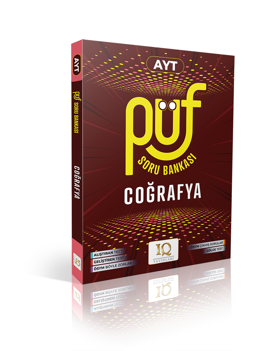 IQ Yayınları YKS AYT Coğrafya Püf Soru Bankası IQ Yayınları