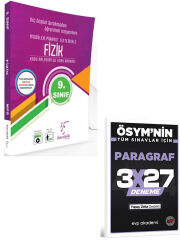 Karekök 2027 9. Sınıf Fizik MPS Konu Anlatımı ve Soru Bankası+EVP Akademi 3x27 Paragraf Deneme