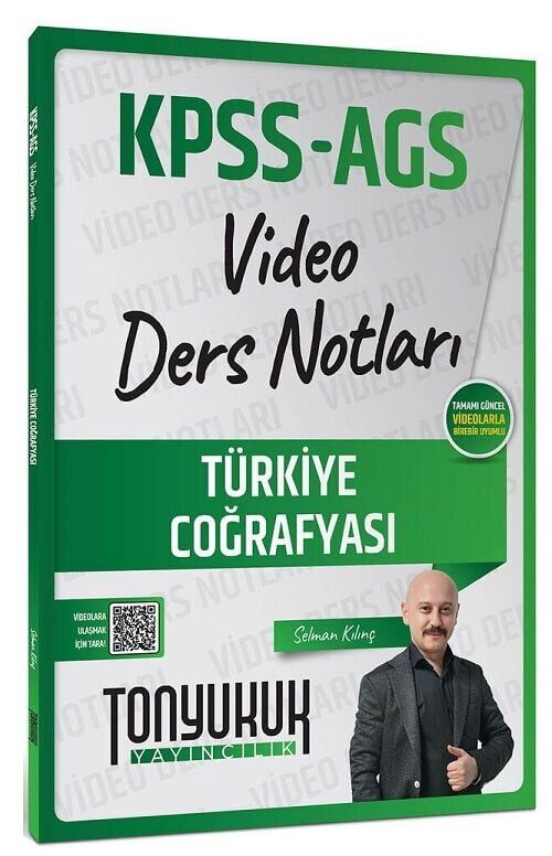Tonyukuk 2026 KPSS MEB-AGS Türkiye Coğrafyası Video Ders Notları - Selman Kılınç Tonyukuk Yayıncılık