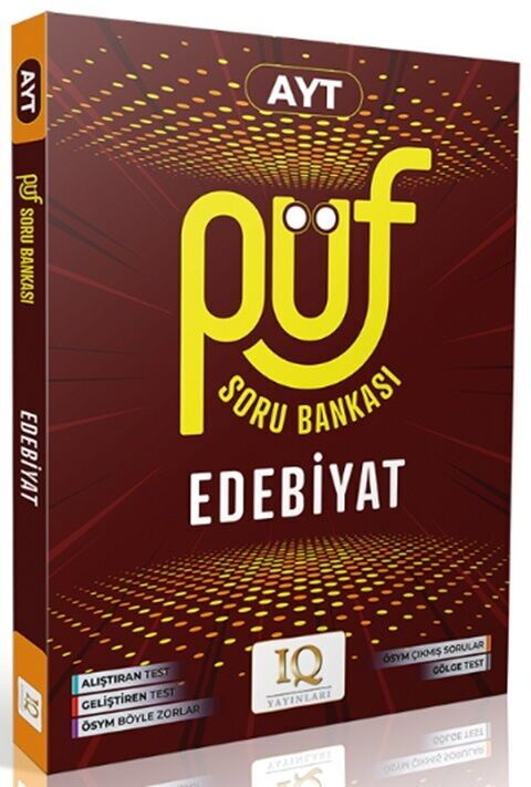 IQ Yayınları YKS AYT Edebiyat Püf Soru Bankası IQ Yayınları