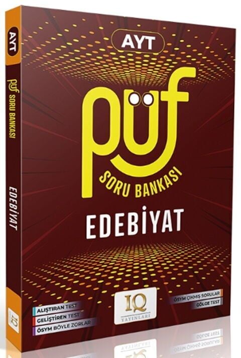 IQ Yayınları YKS AYT Edebiyat Püf Soru Bankası IQ Yayınları
