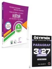 Karekök 2027 9. Sınıf Kimya MPS Konu Anlatımı ve Soru Bankası+EVP Akademi 3x27 Paragraf Deneme