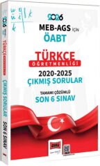 Yargı Yayınları 2026 ÖABT MEB AGS Türkçe Öğretmenliği Tamamı Çözümlü Son 6 Sınav Çıkmış Sorular