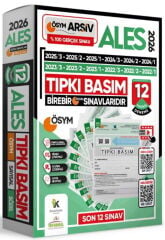 İnformal Yayınları 2026 ALES ÖSYM Tıpkı Basım Çıkmış Soru 12 li Deneme