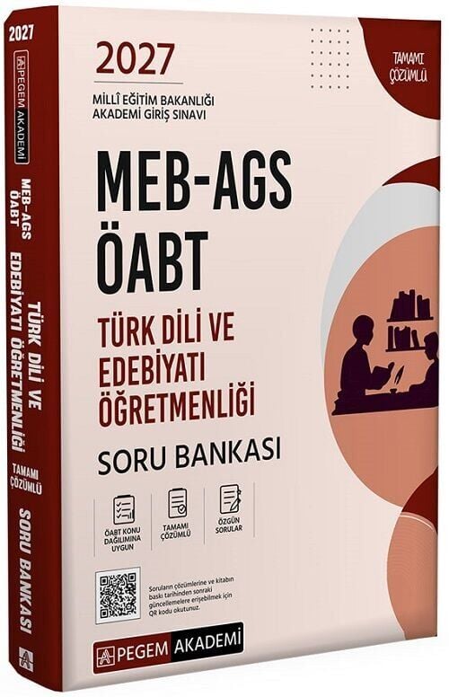 Pegem 2027 ÖABT MEB-AGS Türk Dili ve Edebiyatı Öğretmenliği Soru Bankası Çözümlü Pegem Akademi Yayınları