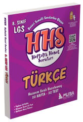 Muba Yayınları 8.Sınıf Türkçe Haftalık Hasat Soruları (HHS)