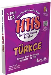 Muba Yayınları 8.Sınıf Türkçe Haftalık Hasat Soruları (HHS)