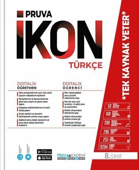 Pruva Akademi 8. Sınıf Türkçe İkon Konu Anlatımlı