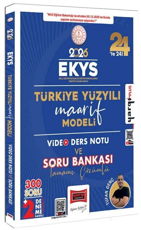 Yargı Yayınları 2026 MEB EKYS Türkiye Yüzyılı Maarif Modeli Video Ders Notları ve Soru Bankası