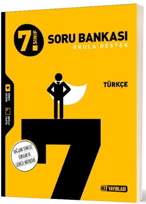 Hız Yayınları Maarif 7. Sınıf Türkçe Soru Bankası