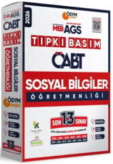 İnformal Yayınları 2026 MEB AGS ÖABT Sosyal Bilgiler Öğretmenliği ÖSYM Tıpkı Basım 13 lü Deneme