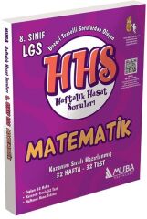 Muba Yayınları LGS 8. Sınıf Matematik Haftalık Hasat Soruları