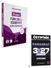 Karekök 2027 9. Sınıf Türk Dili ve Edebiyatı Soru Bankası+EVP Akademi 3x27 Paragraf Deneme