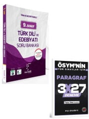 Karekök 2027 9. Sınıf Türk Dili ve Edebiyatı Soru Bankası+EVP Akademi 3x27 Paragraf Deneme