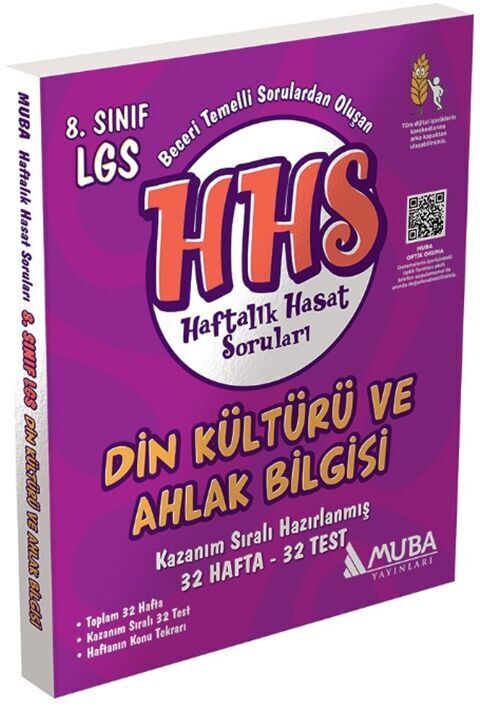 Muba Yayınları LGS 8. Sınıf Din Kültürü ve Ahlak Bilgisi Haftalık Hasat Soruları