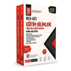 Pegem 2027 MEB-AGS Eğitim Bilimleri ve Türk Milli Eğitim Sistemi Konu Anlatımlı Modüler Set Pegem Akademi Yayınları