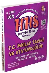 Muba Yayınları LGS 8. Sınıf T.C. İnkılap Tarihi ve Atatürkçülük Haftalık Hasat Soruları