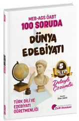 Özdil Akademi ÖABT MEB AGS Türk Dili ve Edebiyatı Öğretmenliği 100 Soruda Dünya Edebiyatı Çözümlü Altın Seri 5