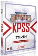 Paraf Yayınları KPSS AGS Tarih Konu Anlatımlı Soru Bankası