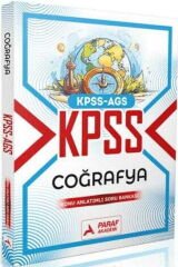 Paraf Yayınları KPSS AGS Coğrafya Konu Anlatımlı Soru Bankası