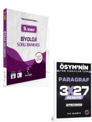 Karekök 2027 9. Sınıf Biyoloji Soru Bankası+EVP Akademi 3x27 Paragraf Deneme