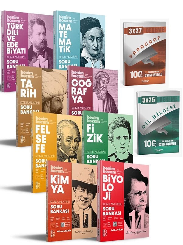 Benim Hocam + Anla Kazan 11. Sınıf Konu Anlatımlı Soru Bankası Seti