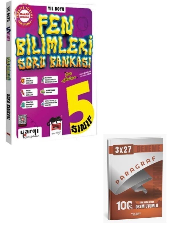Ders Arkadaşım 2027  5. Sınıf Fen Bilimleri Yıl Boyu Soru Bankası+ Anla Kazan Paragraf