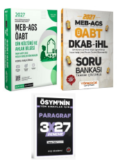 Pegem + Yönerge 2027 ÖABT MEB-AGS Din Kültürü Ahlak Bilgisi Öğretmenliği Konu + Soru Bankası 2 li Set+ EVP Akademi Paragraf