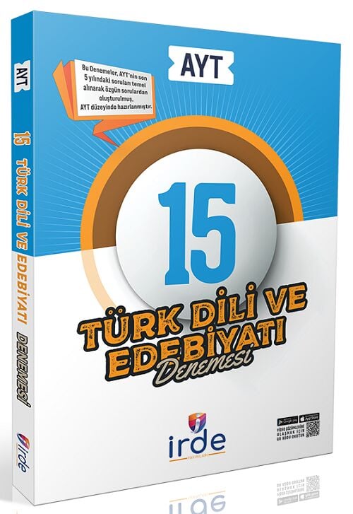 İrde YKS AYT Türk Dili ve Edebiyatı 15 Deneme Çözümlü İrde Yayınları