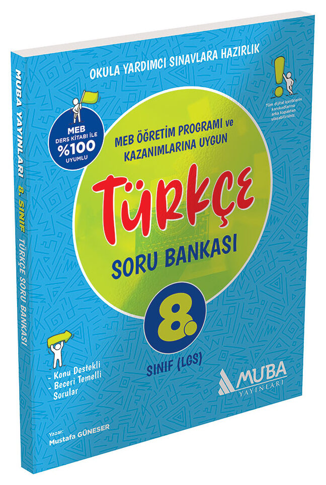 Muba Yayınları 8. Sınıf Türkçe Soru Bankası