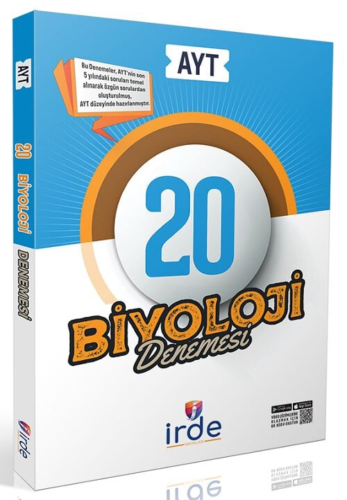 İrde YKS AYT Biyoloji 20 Deneme Çözümlü İrde Yayınları