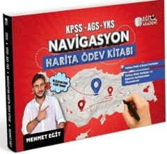 Mehmet Eğit KPSS MEB AGS TYT AYT Coğrafya NAVİGASYON Harita Ödev Kitabı