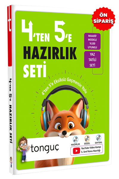 Tonguç Akademi 4'ten 5'e Hazırlık Seti