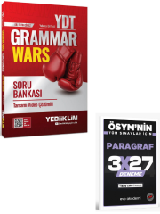 Yediiklim 2027 YDT Grammar Wars Soru Bankası Çözümlü+ EVP Akademi Paragraf