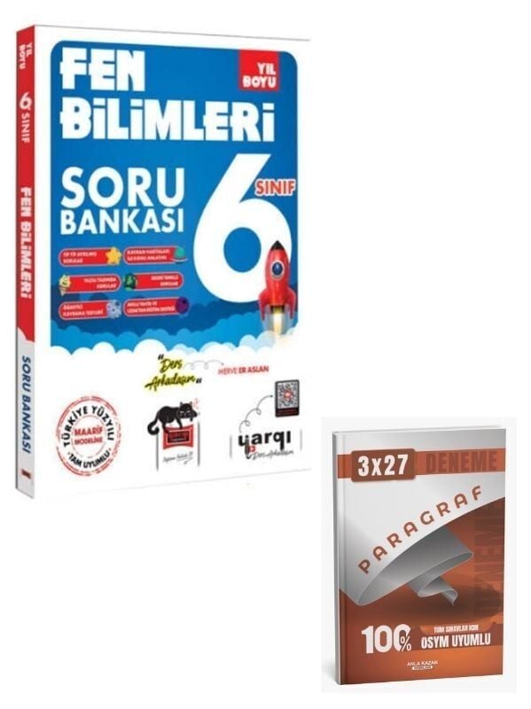 Ders Arkadaşım 2027 6. Sınıf Fen Bilimleri Yıl Boyu Soru Bankası+ Anla Kazan Paragraf