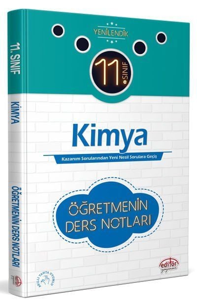 Editör Yayınevi 11. Sınıf Kimya Öğretmenin Ders Notları