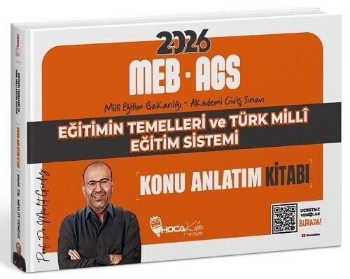 Hoca Kafası 2026 MEB-AGS Eğitimin Temelleri ve Türk Milli Eğitim Sistemi Konu Anlatım Kitabı - Mevlüt Gündüz Hoca Kafası Yayınları