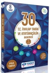 Yanıt Yayınları 8. Sınıf T.C. İnkılap Tarihi ve Atatürkçülük Video Çözümlü 30 Deneme