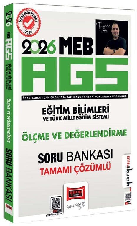 Yargı 2026 MEB-AGS Eğitim Bilimleri Ölçme ve Değerlendirme Soru Bankası Çözümlü - Tufan Genç Yargı Yayınları